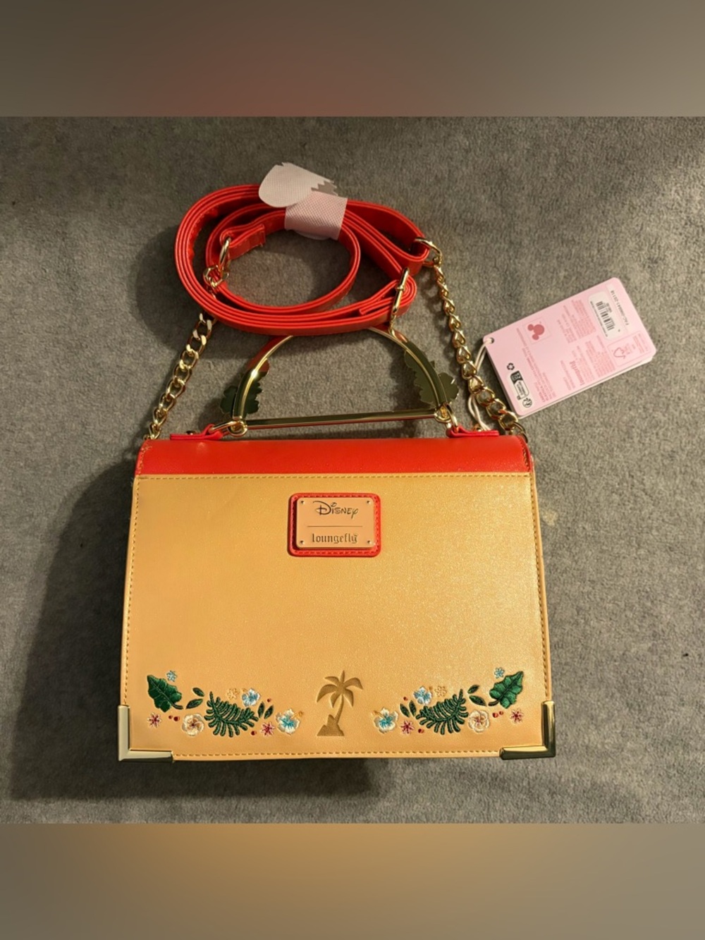 Loungefly Moana Shimmer Embroidered Crossbody Bag - Picture 3 of 4